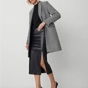 LOFT leather midi Pencil Skirt • size 0